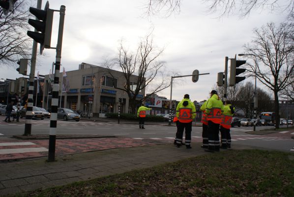 Verkeersregelaars StEB in opleiding
